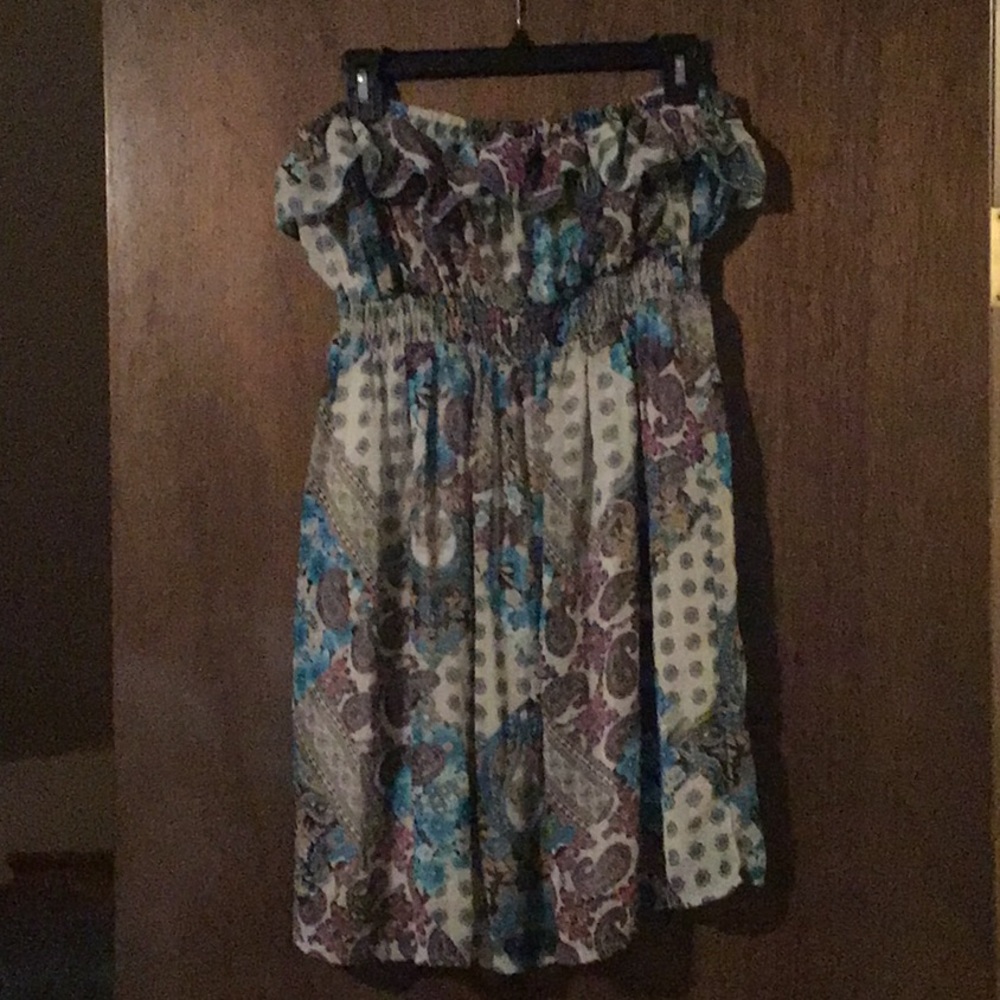 The Hanger strapless dress sz Large